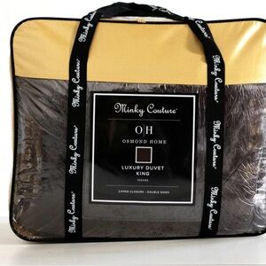 Minky Couture Luxury Duvet Cover - Chocolate Brown